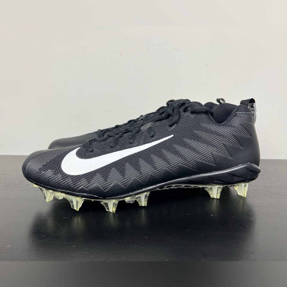 Men’s Nike Alpha Menace Pro Low TD P Black Football Cleats AJ6606-004